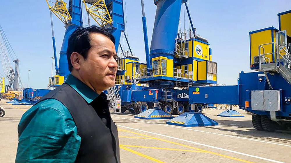 Shri Sarbananda Sonowal, the Union Minister for Ports, Shipping, and Waterways