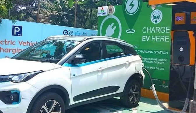 Biogas-Powered EV Charging station at bangalore