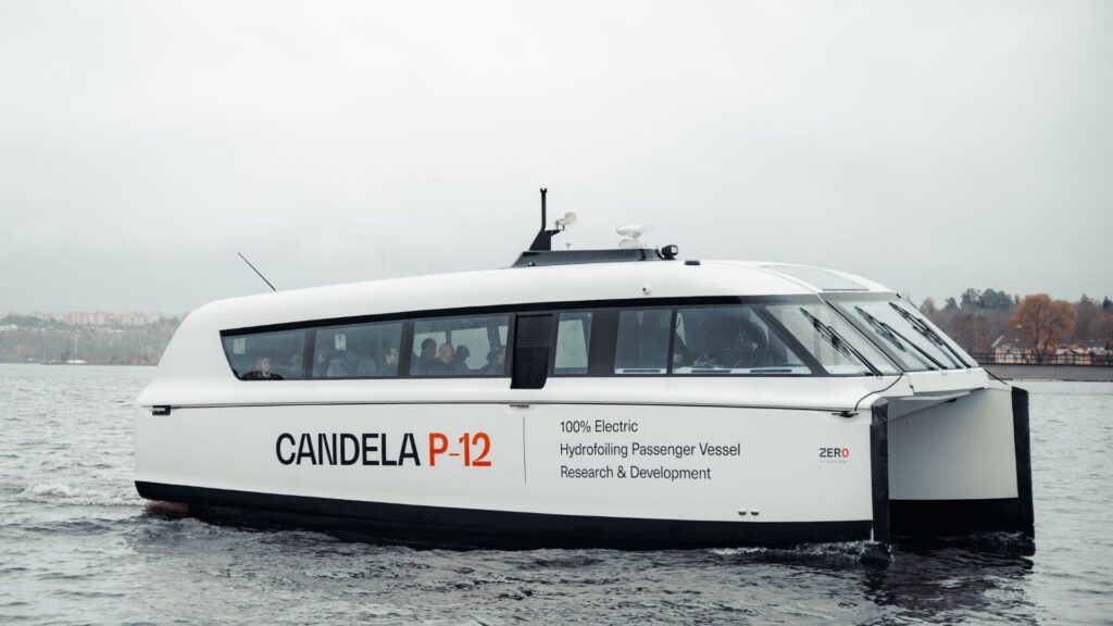 Introducing the Candela P-12 Electric Hydrofoiling Vessel