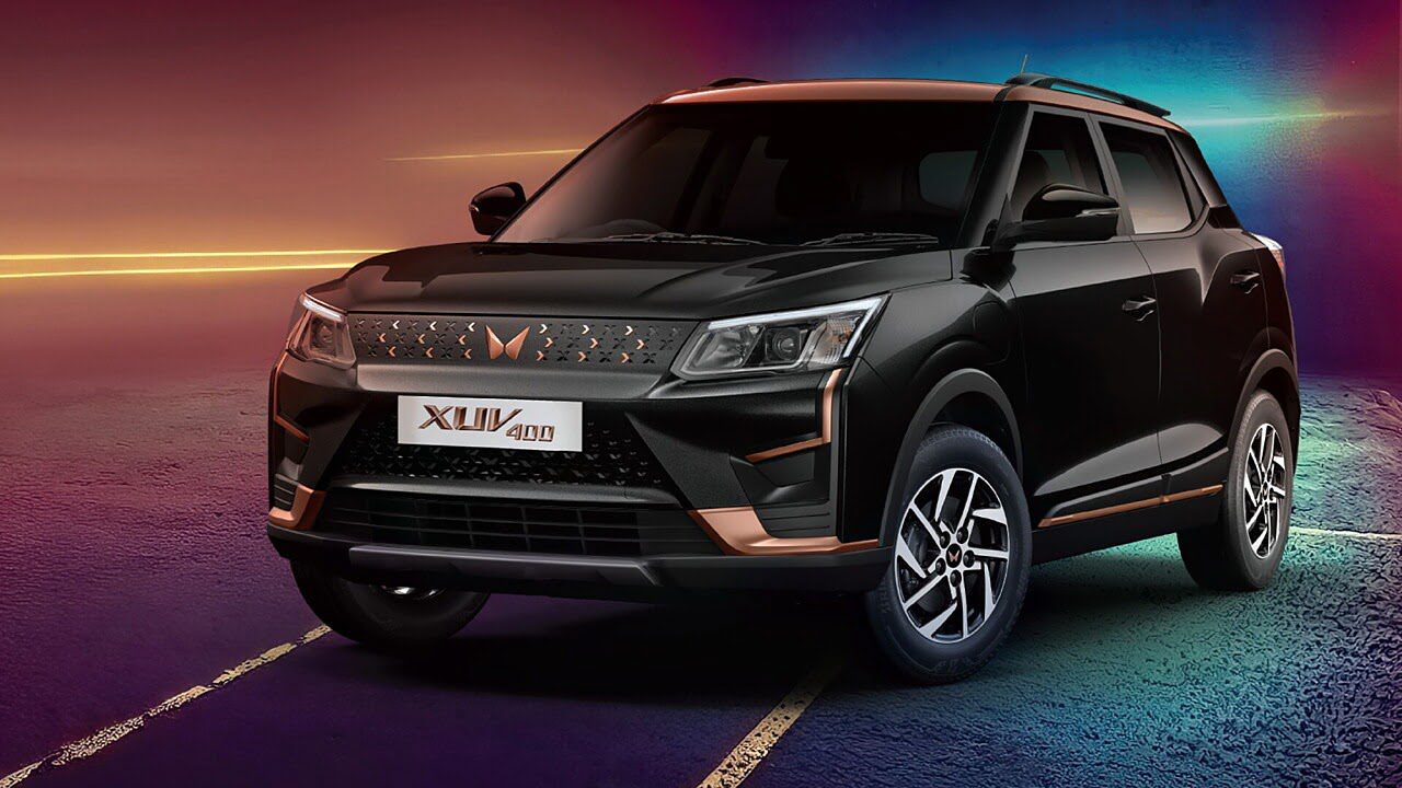 The Electric Charm of Mahindra XUV400 mahindra xuv400 left front three