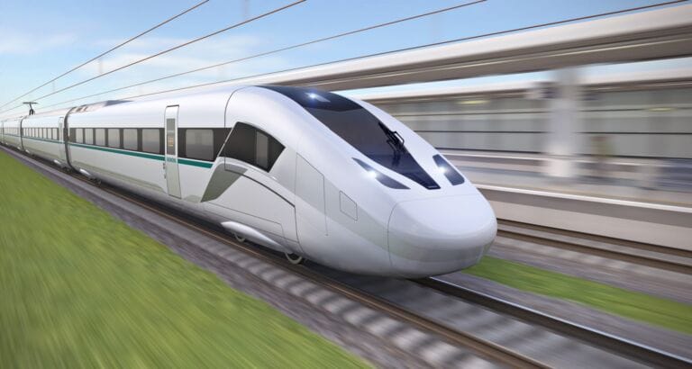 Hydrogen-Electric High-Speed Train