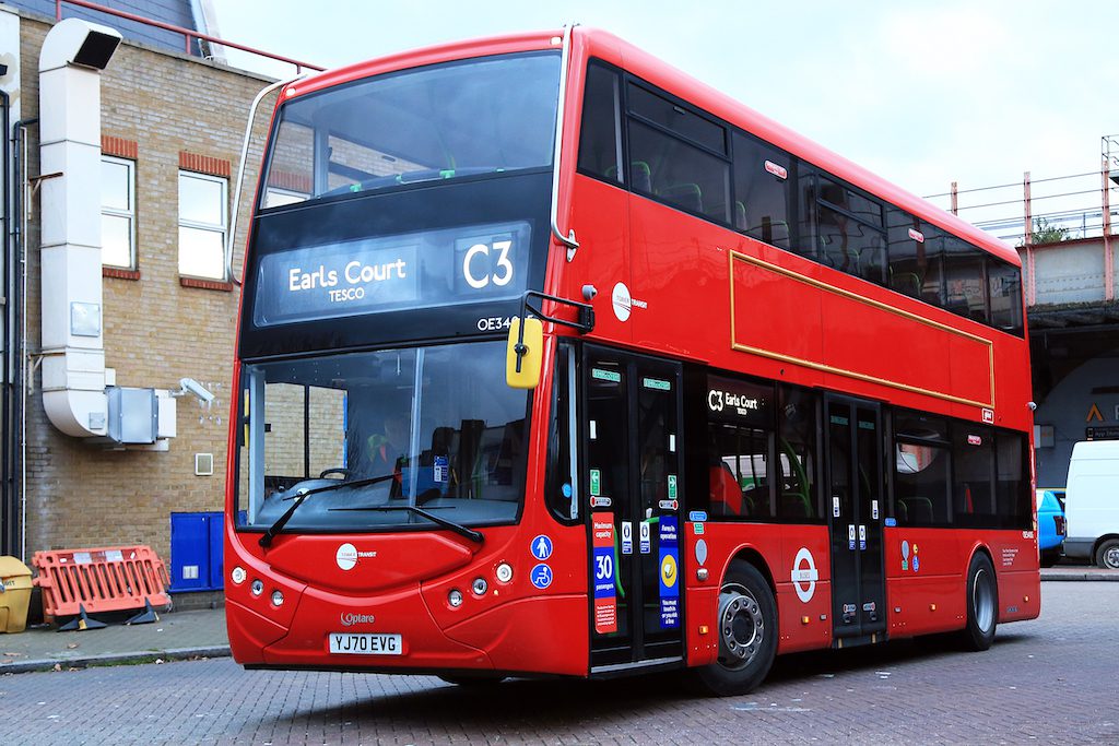 double-decker buses