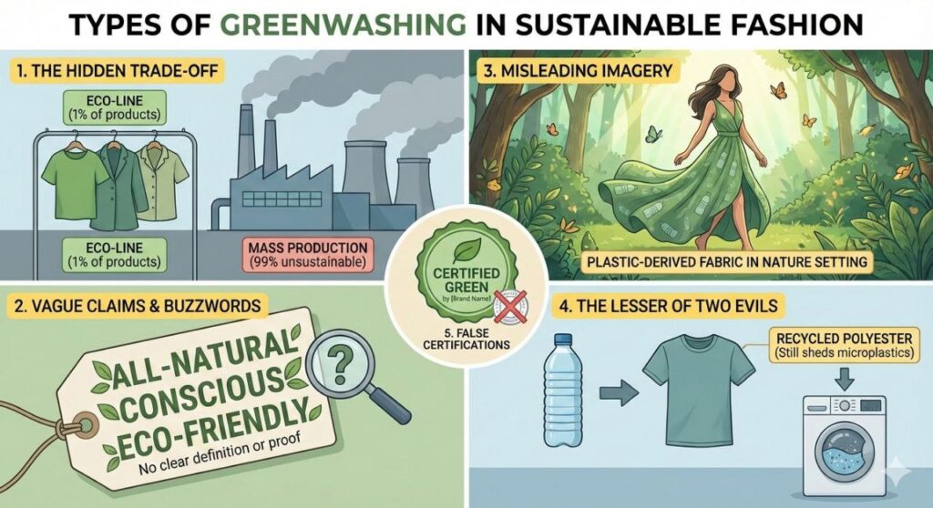 The Biggest Barriers to Sustainable Fashion and What It Takes to Overcome Them 2 types of greenwashing in sustainable fashion industry
